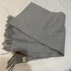 Rag & Bone Light Gray Wool Scarf